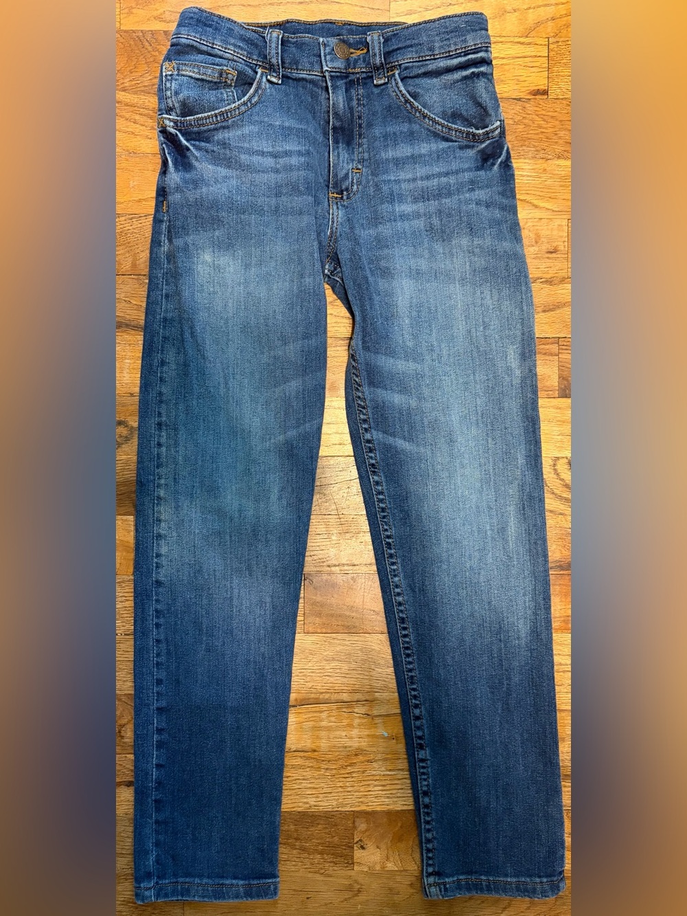 Boys size 10 Slim Wrangler Blue Jeans
